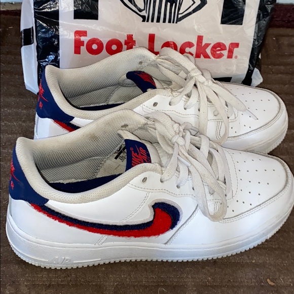 air force 1 chenille swoosh footlocker
